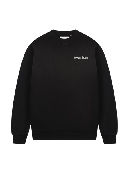 Croyez Studio Faded Sweater - Black Croyez Croyez Studio Faded Sweater - Black