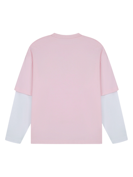 Croyez Women Showroom Double Sleeve T-Shirt - Pink Croyez Croyez Women Showroom Double Sleeve T-Shirt - Pink