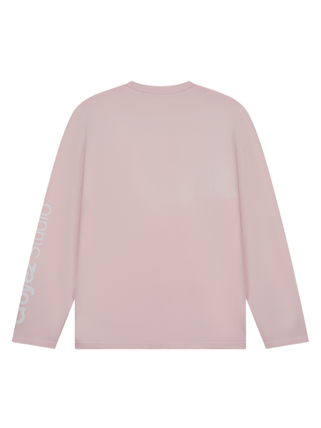 Croyez Women Studio Faded Longsleeve T-Shirt - Pink Croyez Croyez Women Studio Faded Longsleeve T-Shirt - Pink