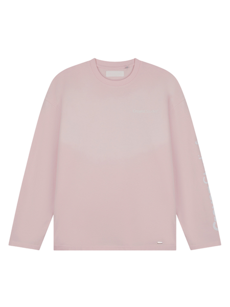Croyez Women Studio Faded Longsleeve T-Shirt - Pink Croyez Croyez Women Studio Faded Longsleeve T-Shirt - Pink