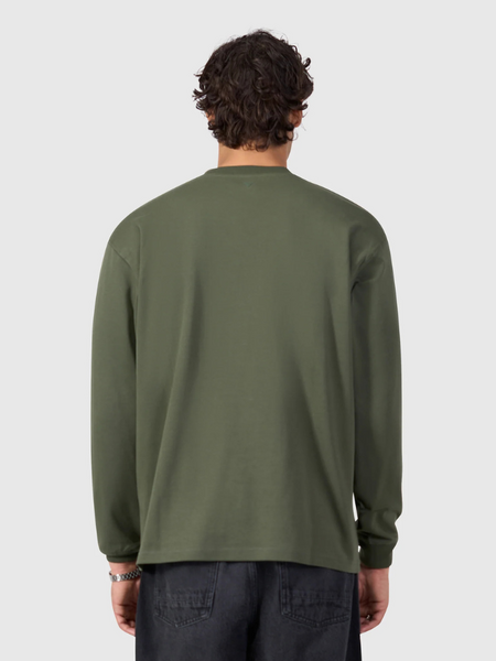 Pure Path Inititials Pocket Longsleeve T-shirt - Dark Army Pure Path Pure Path Inititials Pocket Longsleeve T-shirt - Dark Army