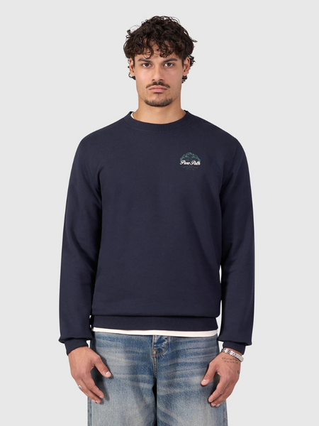 Pure Path Rooted Tree Sweater - Dark Navy Pure Path Pure Path Rooted Tree Sweater - Dark Navy