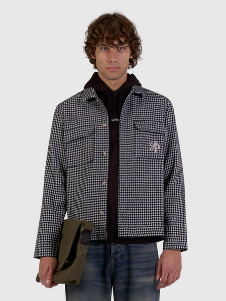 Pure Path Houndstooth Shirt - Ecru Pure Path Pure Path Houndstooth Shirt - Ecru