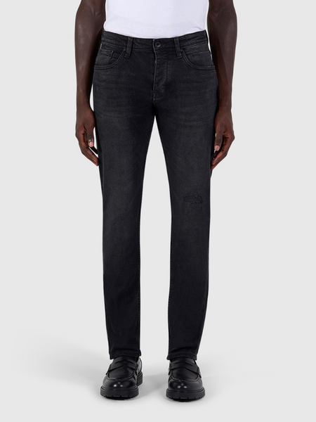 Pure Path Pure Path The Jone 2.0 Skinny Fit Jeans - Denim Dark Grey