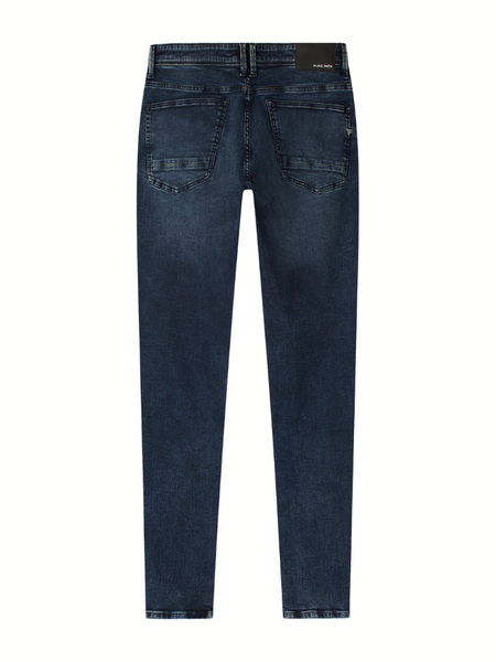 Pure Path The Jone 2.0 Skinny Fit Jeans - Denim Dark Blue Pure Path Pure Path The Jone 2.0 Skinny Fit Jeans - Denim Dark Blue