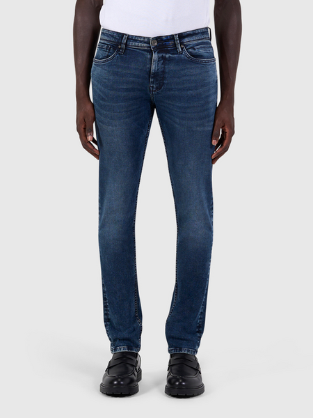Pure Path The Jone 2.0 Skinny Fit Jeans - Denim Dark Blue Pure Path Pure Path The Jone 2.0 Skinny Fit Jeans - Denim Dark Blue