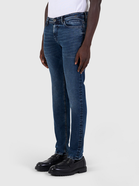 Pure Path The Jone 2.0 Skinny Fit Jeans - Denim Dark Blue Pure Path Pure Path The Jone 2.0 Skinny Fit Jeans - Denim Dark Blue
