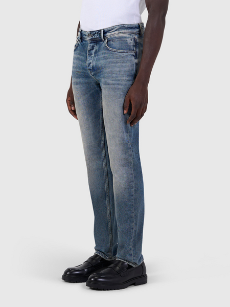 Pure Path The Ryan Slim Fit Jeans - Denim Mid Blue Pure Path Pure Path The Ryan Slim Fit Jeans - Denim Mid Blue