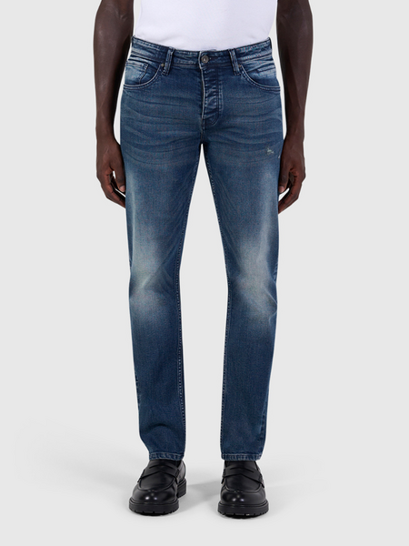 Pure Path The Ryan Slim Fit Jeans - Denim Dark Blue Pure Path Pure Path The Ryan Slim Fit Jeans - Denim Dark Blue