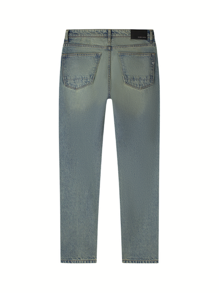 Pure Path The Eric Regular Fit Jeans - Denim Blue Green Pure Path Pure Path The Eric Regular Fit Jeans - Denim Blue Green