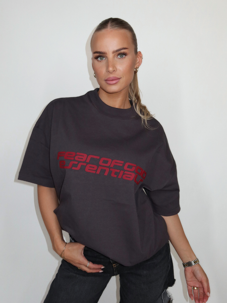 Fear of God Women Essentials 90's Tee - Iron Grey