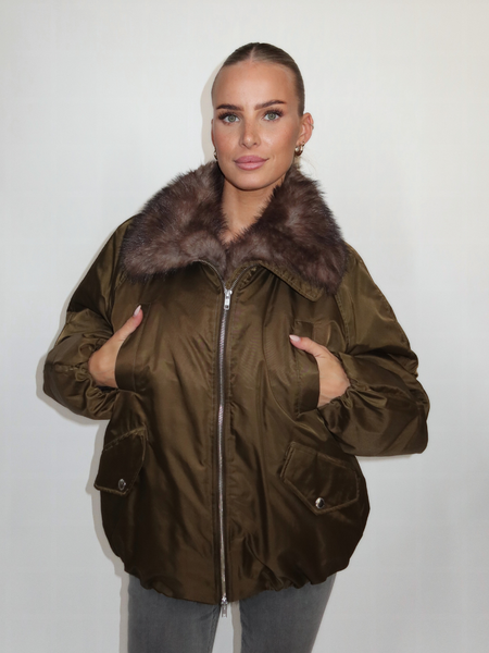 The Stand Studio Thilda Jacket - Army Green The Stand Studio The Stand Studio Thilda Jacket - Army Green