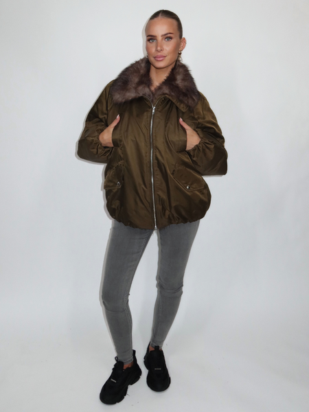 The Stand Studio Thilda Jacket - Army Green The Stand Studio The Stand Studio Thilda Jacket - Army Green