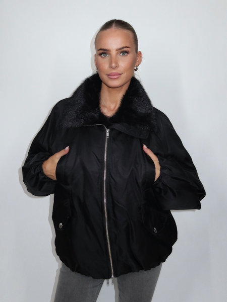 The Stand Studio The Stand Studio Thilda Jacket - Black The Stand Studio Thilda Jacket - Black