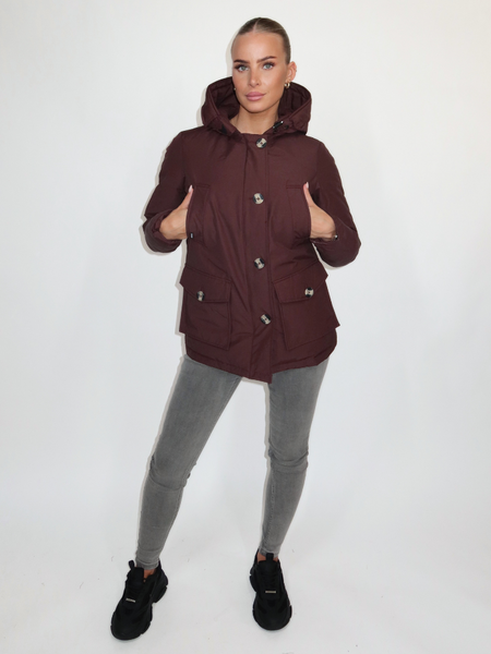 Airforce Women 4 Pocket Parka - Bitter Chocolate Airforce Airforce Women 4 Pocket Parka - Bitter Chocolate
