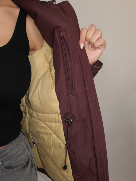 Airforce Women 4 Pocket Parka - Bitter Chocolate Airforce Airforce Women 4 Pocket Parka - Bitter Chocolate