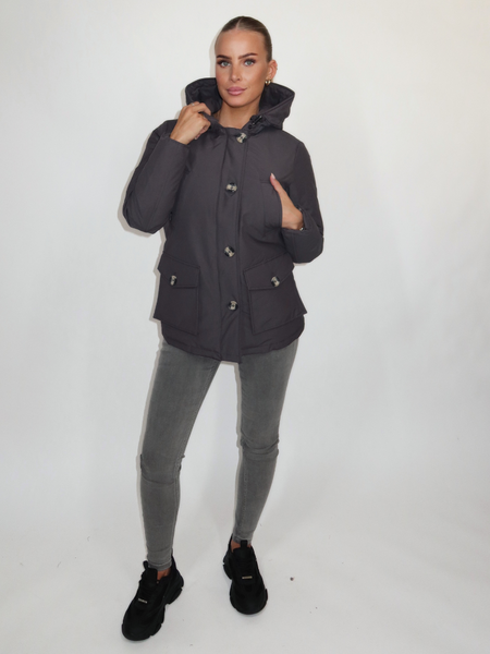 Airforce Women 4 Pocket Parka - Magnet Airforce Airforce Women 4 Pocket Parka - Magnet