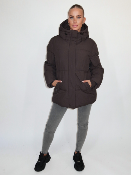 Airforce Women Ayla Jacket - Dark Coffee Airforce Airforce Women Ayla Jacket - Dark Coffee