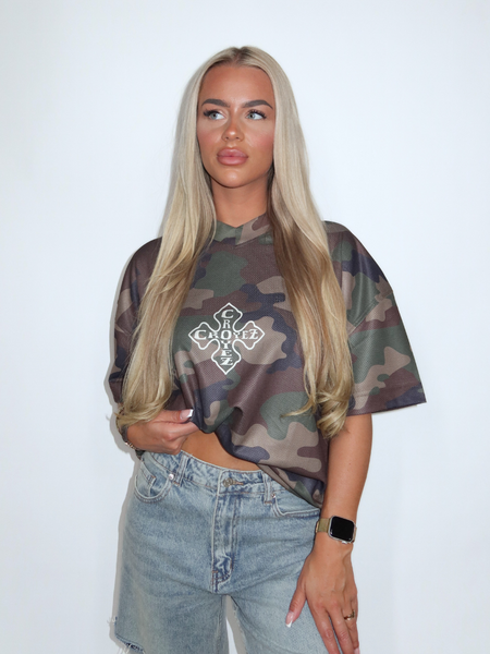 Croyez Women Camo Mesh Jersey - Camo Croyez Croyez Women Camo Mesh Jersey - Camo