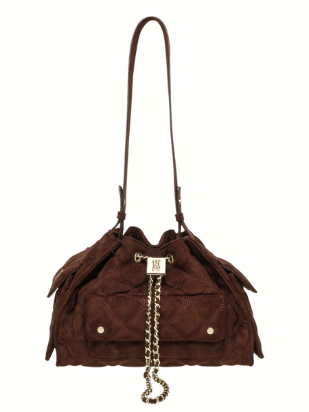 Steve Madden Steve Madden Bmicki Bag - Chocolate/Gold Steve Madden Bmicki Bag - Chocolate/Gold