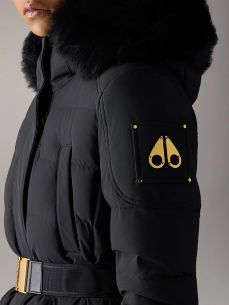 Moose Knuckles Women Gilded Parka - BLK W/BLK SH Moose Knuckles Moose Knuckles Women Gilded Parka - BLK W/BLK SH
