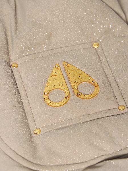 Moose Knuckles Women Gilded 3Q Jacket - Ashen W/Bronze SH Moose Knuckles Moose Knuckles Women Gilded 3Q Jacket - Ashen W/Bronze SH