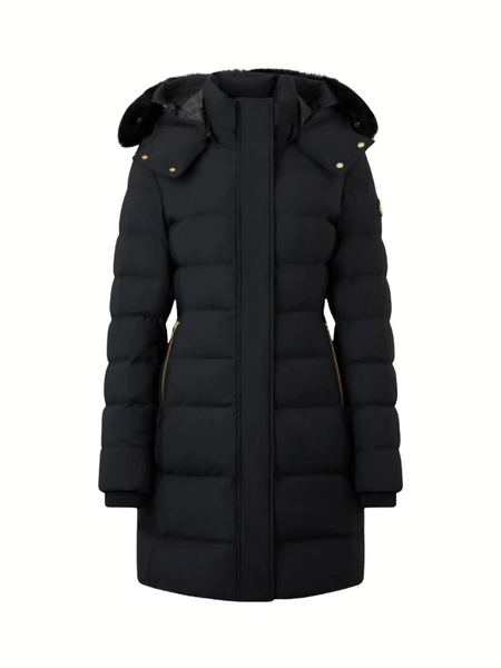 Moose Knuckles Moose Knuckles Women Watershed 3 Gold Parka - BLK W/BLK SH Moose Knuckles Women Watershed 3 Gold Parka - BLK W/BLK SH