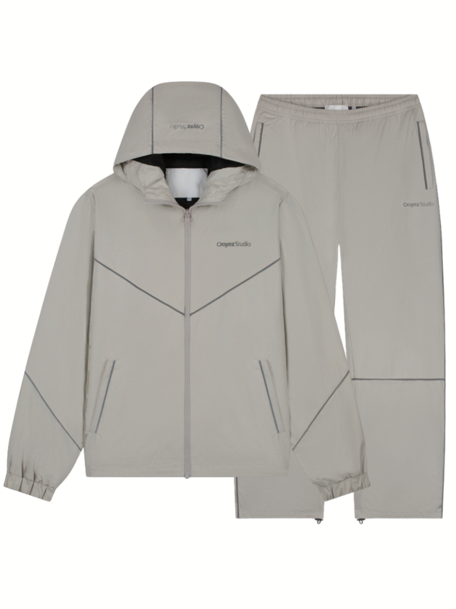 Croyez Studio Reflective Ripstop Combi-set - Light Beige Croyez Croyez Studio Reflective Ripstop Combi-set - Light Beige