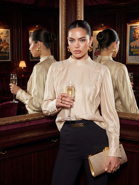 Nikkie Nikkie Hindira Blouse - Cream