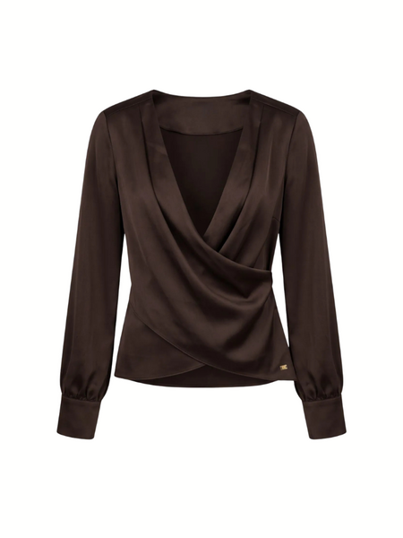 Nikkie Nikkie Morion Blouse - Chocolate Brown