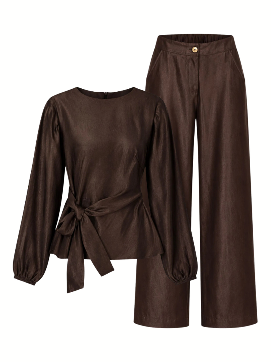 Nikkie Porlamar Combi-set - Chocolate Brown Nikkie Nikkie Porlamar Combi-set - Chocolate Brown