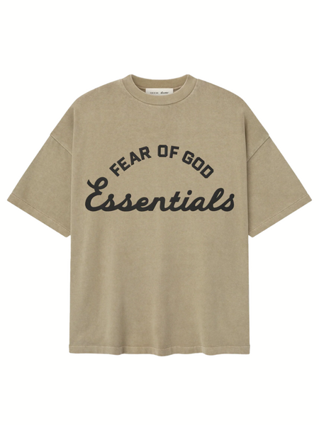 Fear of God Fear of God Essentials 90's Short-Sleeve Tee - Faded Dune Fear of God Essentials 90's Short-Sleeve Tee - Faded Dune