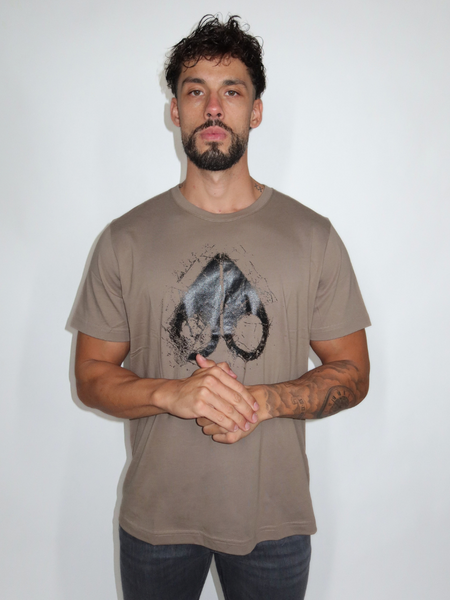 Moose Knuckles Moose Knuckles Men Icebreak Logo T-Shirt - Ashen Moose Knuckles Men Icebreak Logo T-Shirt - Ashen