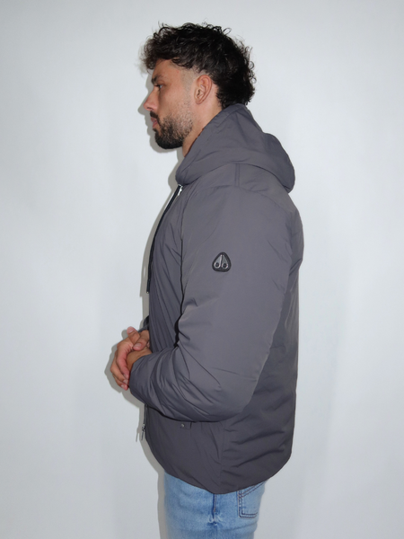 Moose Knuckles Men Northdale Hooded Jacket - Cement Moose Knuckles Moose Knuckles Men Northdale Hooded Jacket - Cement