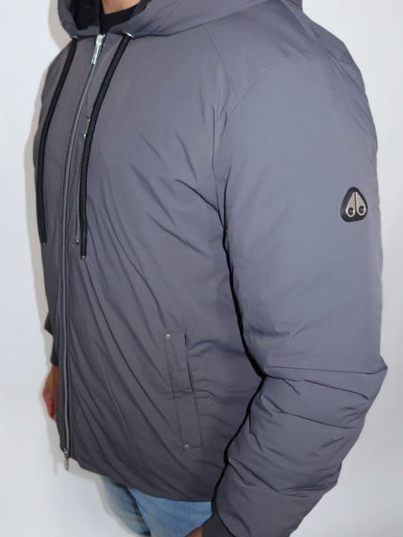 Moose Knuckles Men Northdale Hooded Jacket - Cement Moose Knuckles Moose Knuckles Men Northdale Hooded Jacket - Cement