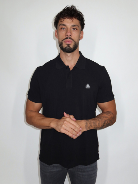 Moose Knuckles Men Everett Polo - Black Moose Knuckles Moose Knuckles Men Everett Polo - Black