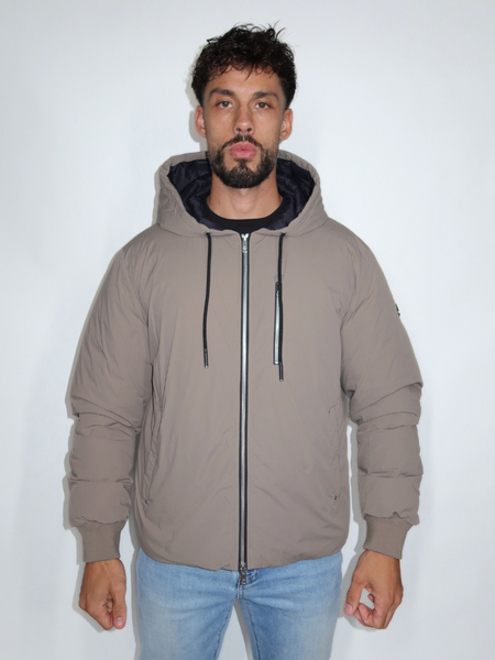 Moose Knuckles Moose Knuckles Men Northdale Hooded Jacket - Ashen Moose Knuckles Men Northdale Hooded Jacket - Ashen