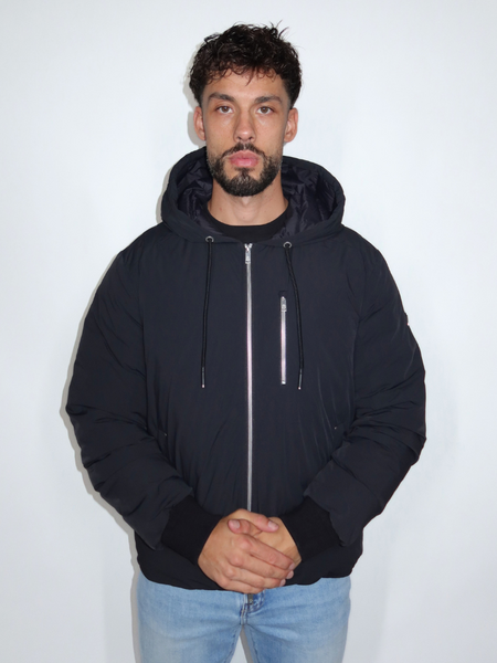 Moose Knuckles Moose Knuckles Men Northdale Hooded Jacket - Black Moose Knuckles Men Northdale Hooded Jacket - Black