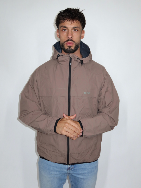 H2O Rømø LW Rain Jacket - Dusty Oak