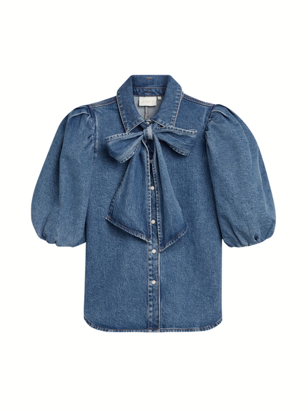 Josh V Josh V Sila Blouse - Blue Denim Josh V Sila Blouse - Blue Denim
