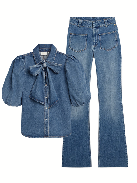 Josh V Josh V Sila Combi-set - Blue Denim Josh V Sila Combi-set - Blue Denim