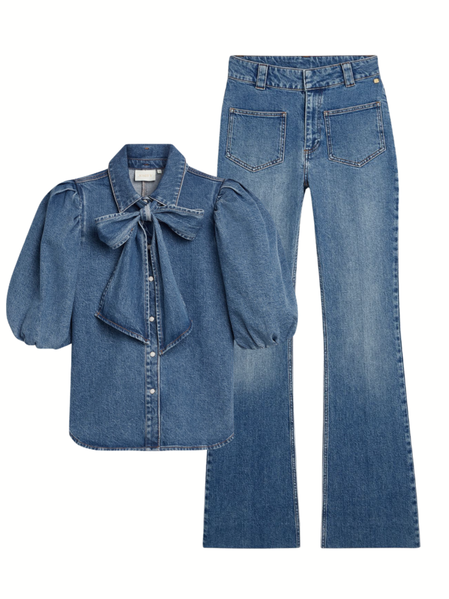 Josh V Sila Combi-set - Blue Denim Josh V Josh V Sila Combi-set - Blue Denim