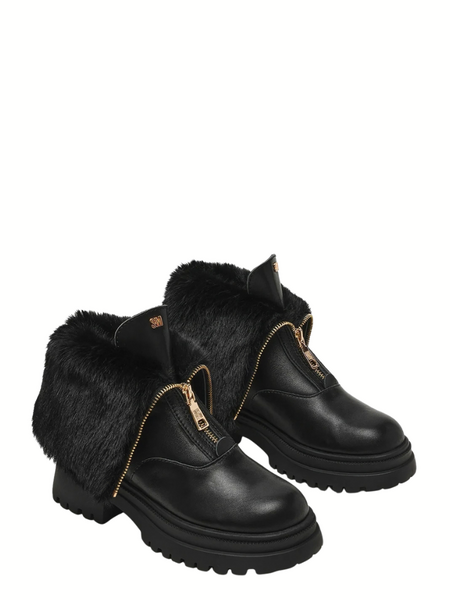 Steve Madden Steve Madden Ripstorm Boots - Black Leather