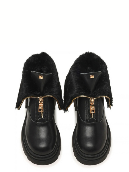 Steve Madden Steve Madden Ripstorm Boots - Black Leather