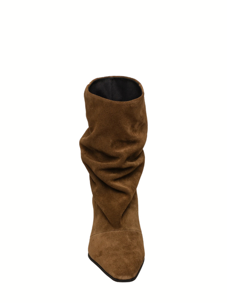 Steve Madden Steve Madden Vexa Boots - Dark Brown Suede