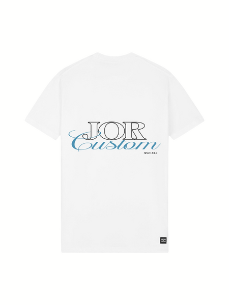 JorCustom JORcustom Slim Fit T-Shirt - White JorCustom JorCustom JORcustom Slim Fit T-Shirt - White