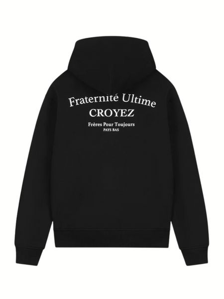 Croyez Fraternité Ultime Zip Hoodie - Black Croyez Croyez Fraternité Ultime Zip Hoodie - Black