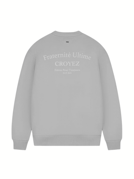 Croyez Fraternité Ultime Sweater - Light Grey Croyez Croyez Fraternité Ultime Sweater - Light Grey