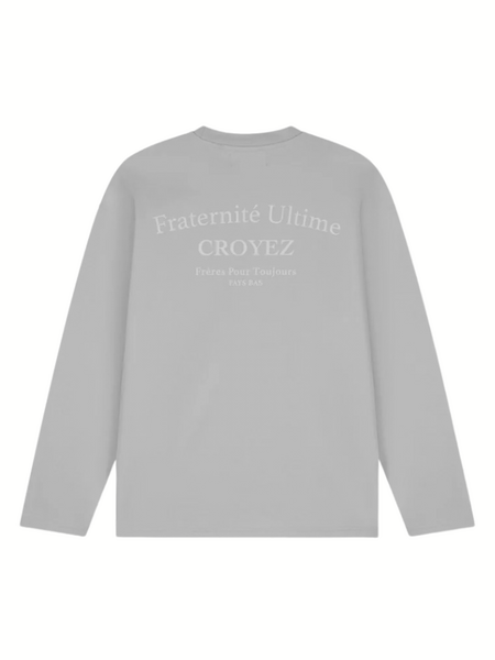 Croyez Fraternité Ultime Longsleeve - Light Grey Croyez Croyez Fraternité Ultime Longsleeve - Light Grey