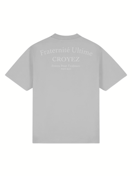 Croyez Fraternité Ultime T-Shirt - Light Grey Croyez Croyez Fraternité Ultime T-Shirt - Light Grey